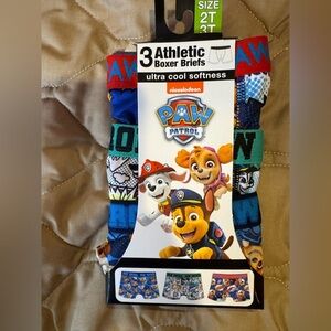 Paw Patrol Boys Briefs 3 Pack 2T -3T NWT